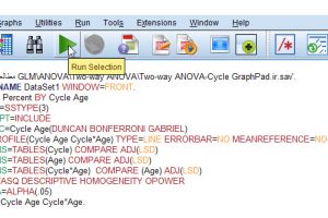 Two-way ANOVA Syntax 6 with SPSS GraphPad.ir