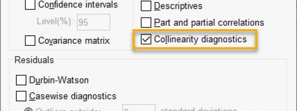 تشخیص هم خطی Collinearity Diagnostics در مدل های رگرسیونی